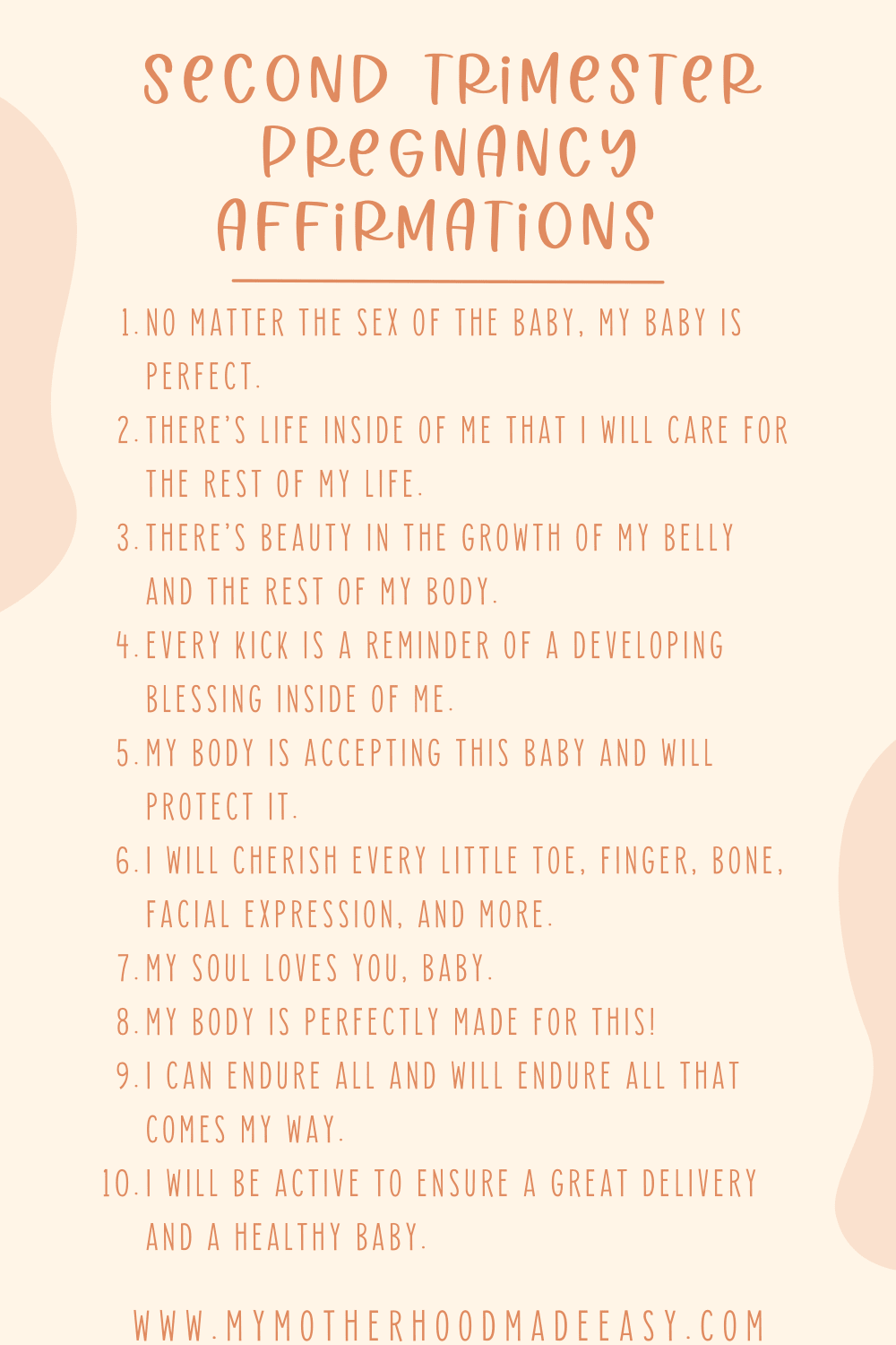 30 Positive Pregnancy Affirmations To Help You Through Your Pregnancy ...