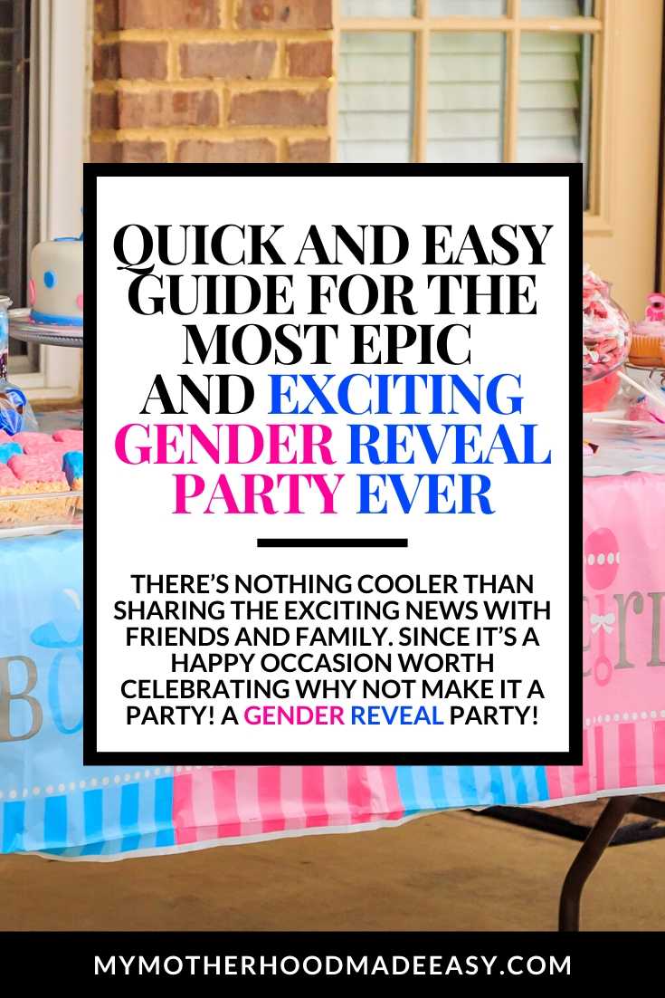 There’s nothing cooler than sharing the exciting news with friends and family. Since it’s a happy occasion worth celebrating why not make it a party! A gender reveal party! #genderreveal #party #baby #pregnancy #pregnancyannouncements 