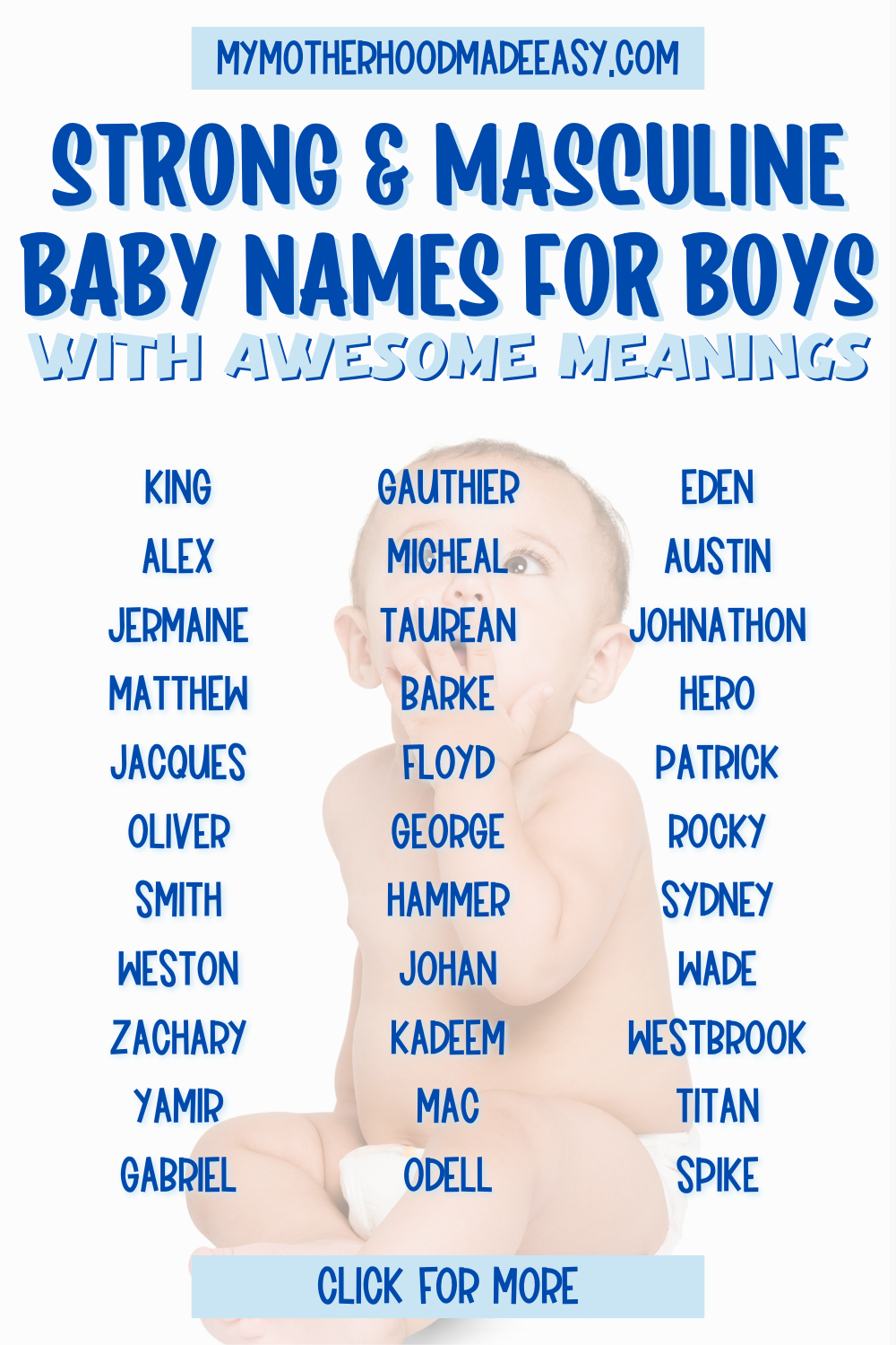 237+ Baby Boy Names You’ll Totally Want To Steal [with Meanings] – My ...