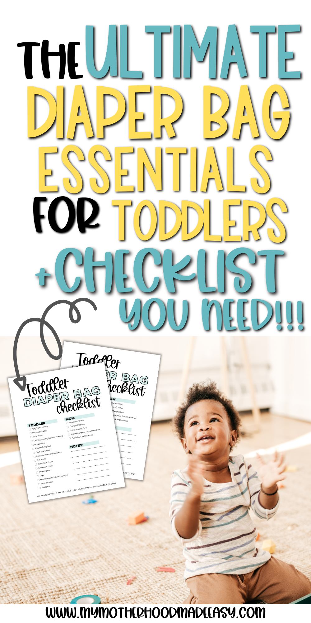 The Ultimate Diaper Bag Essentials For Toddlers: A Checklist