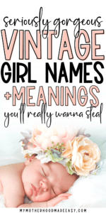 157+ Old Fashioned [Vintage] Girl Names with Meanings That Are Classic ...