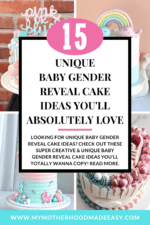 15 Unique Baby Gender Reveal Cake Ideas [You’ll Love] – My Motherhood ...