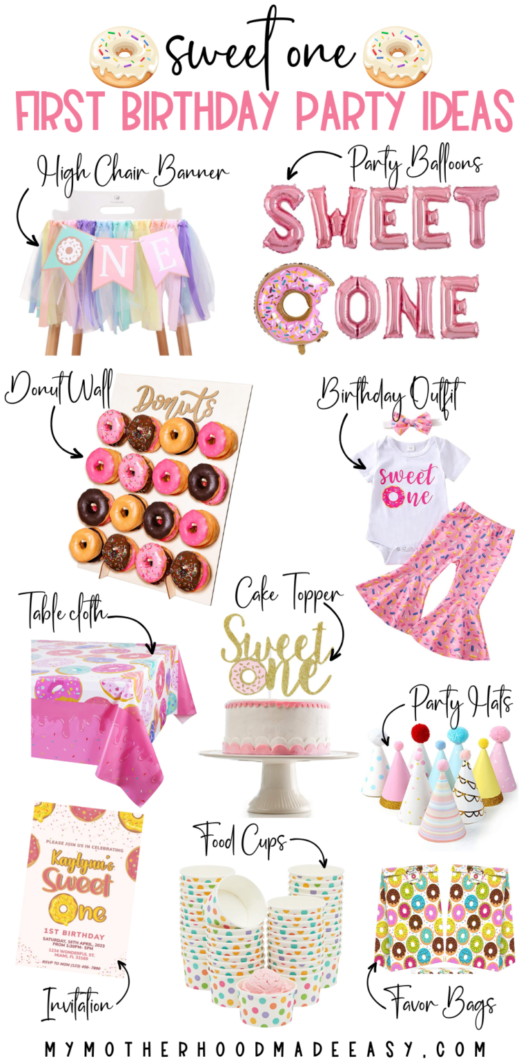 Sweet One First Birthday Party Theme Ideas [DIY Friendly] – My ...