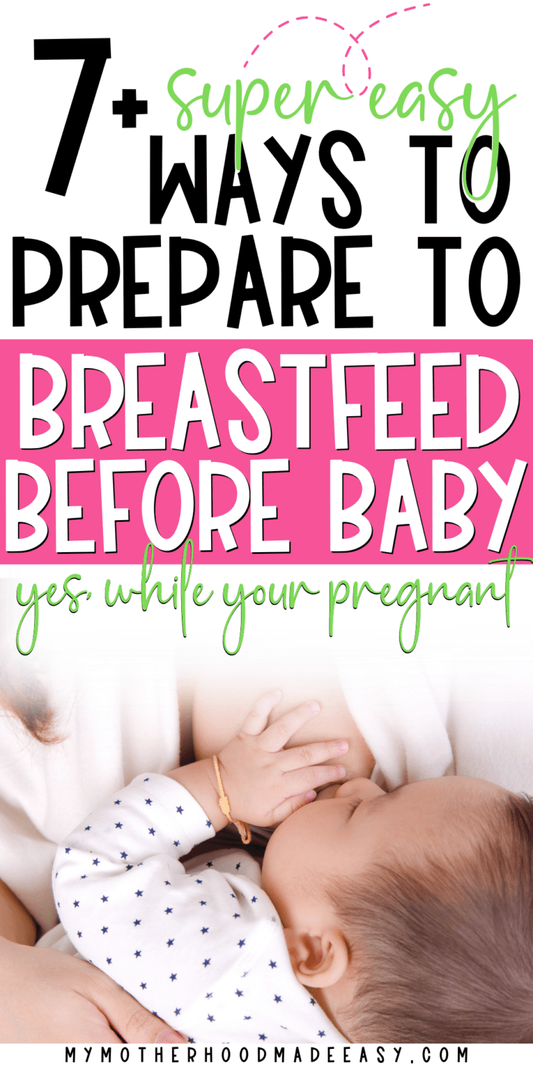 7+ Easy Ways To Prepare To Breastfeed Before Baby Comes – My Motherhood ...