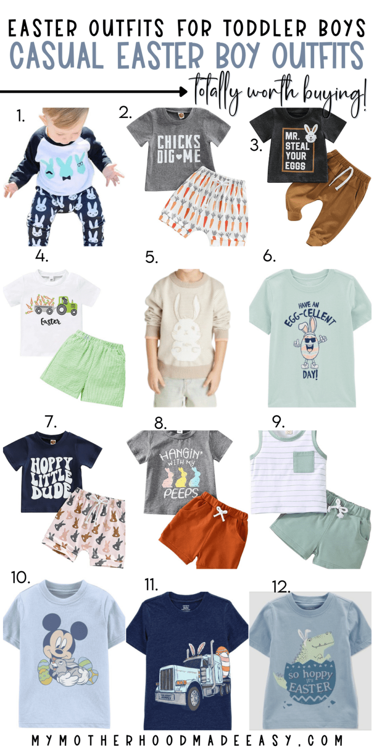 The Cutest Easter Outfit Ideas For Toddler Boys You Ll Love My   Casual Easter Boy Outfits 768x1536 