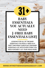 31+ Baby Essentials You Actually Need (+Free Baby Essentials List) – My ...