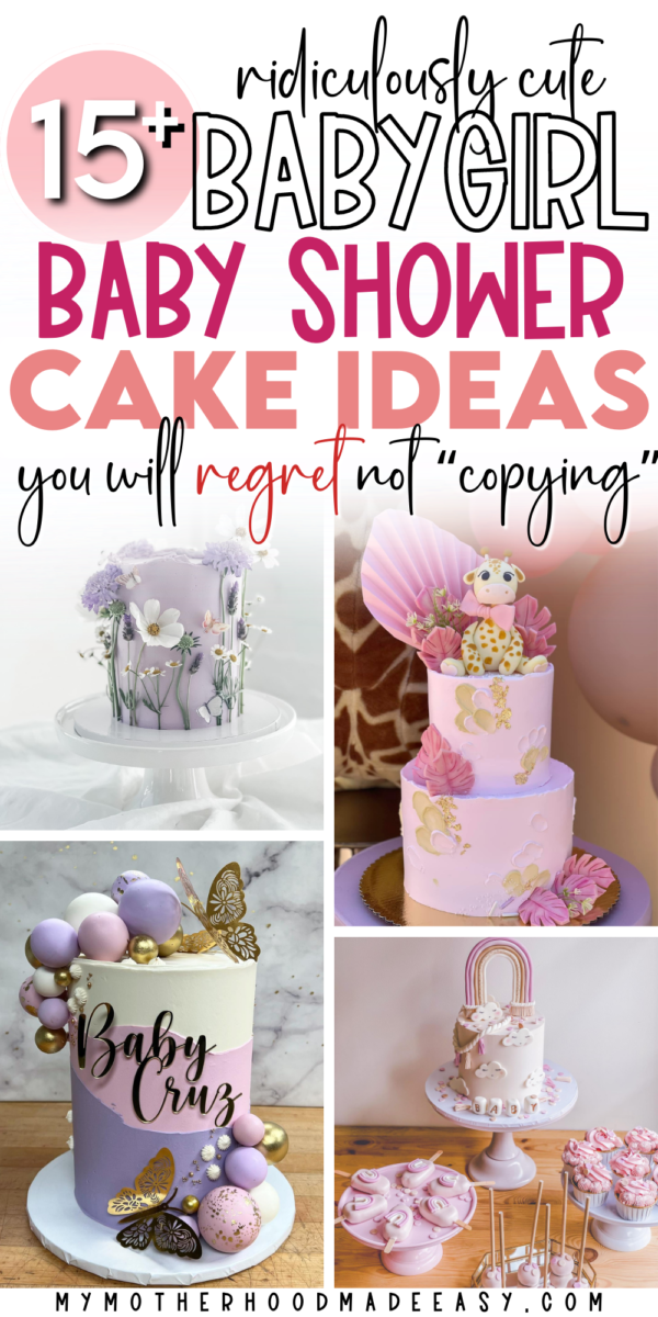 13+ Super Cute Baby Shower Cakes for Girls (You’ll Love) – My ...