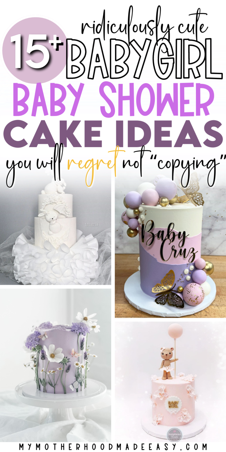 13+ Super Cute Baby Shower Cakes for Girls (You’ll Love) – My ...