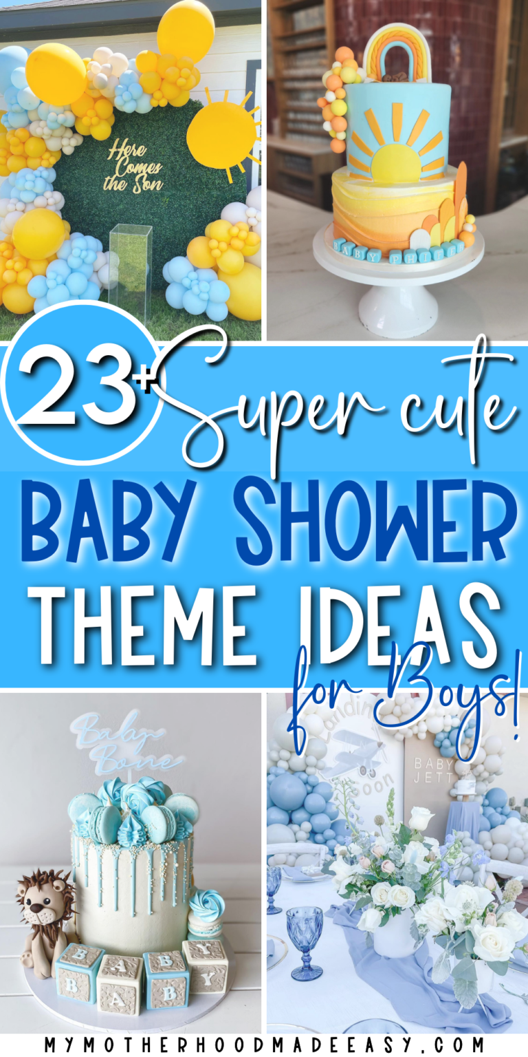 23+ Ridiculously Cute Baby Shower Themes for Boys [Popular & Unique in ...