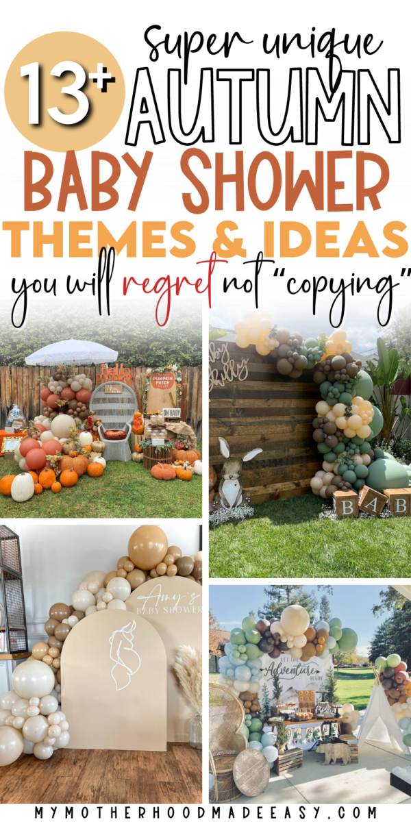 13+ Cute Fall Baby Shower Themes And Ideas You’ll Love – My Motherhood ...