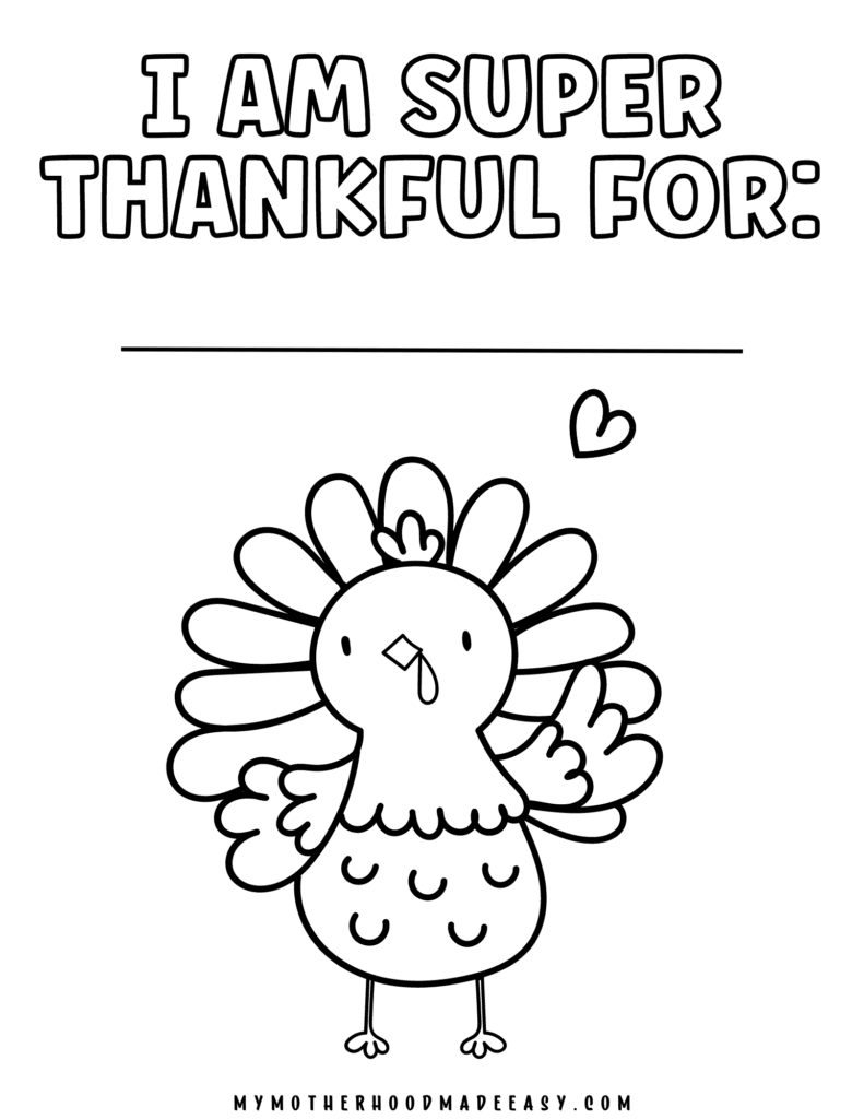 free printable turkey coloring pages