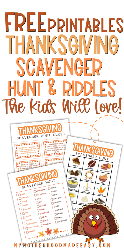 Thanksgiving Scavenger Hunt PDF