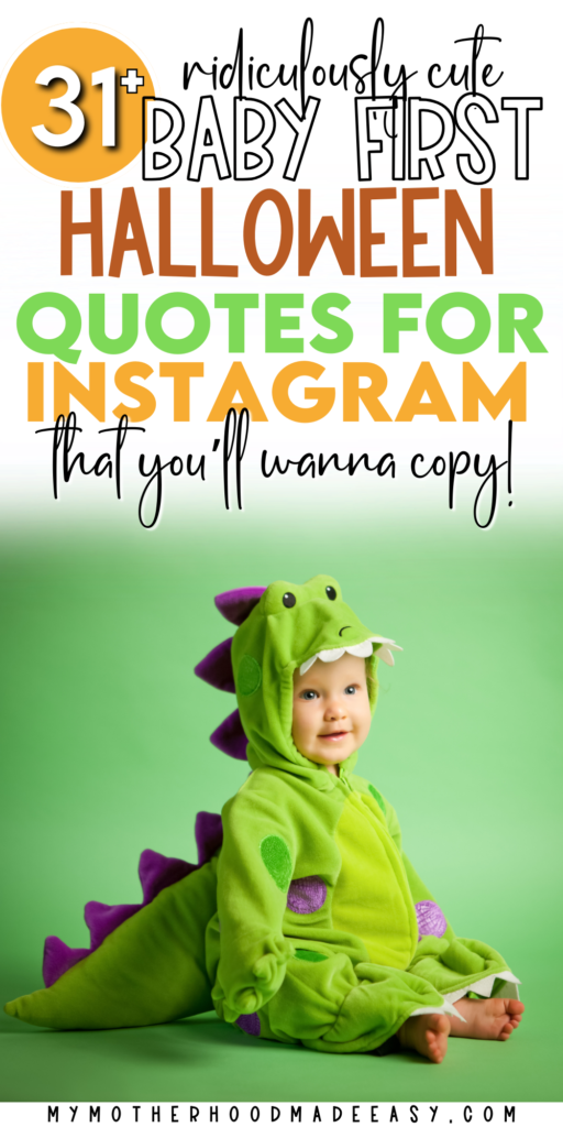 baby 1st halloween quotes