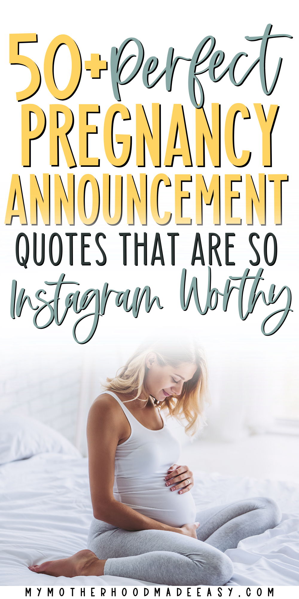 Cute Pregnancy Announcement Quotes For Instagram 