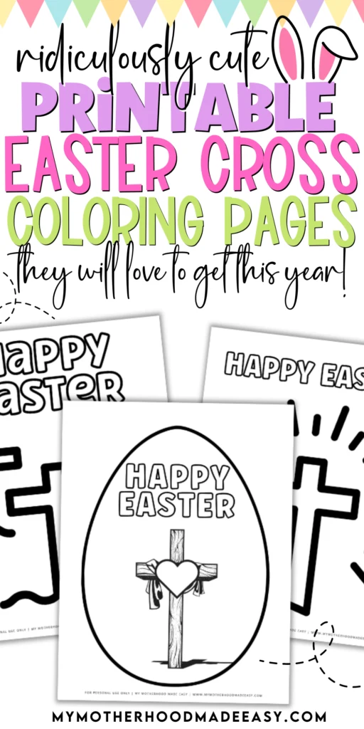 Easter Cross Coloring Pages