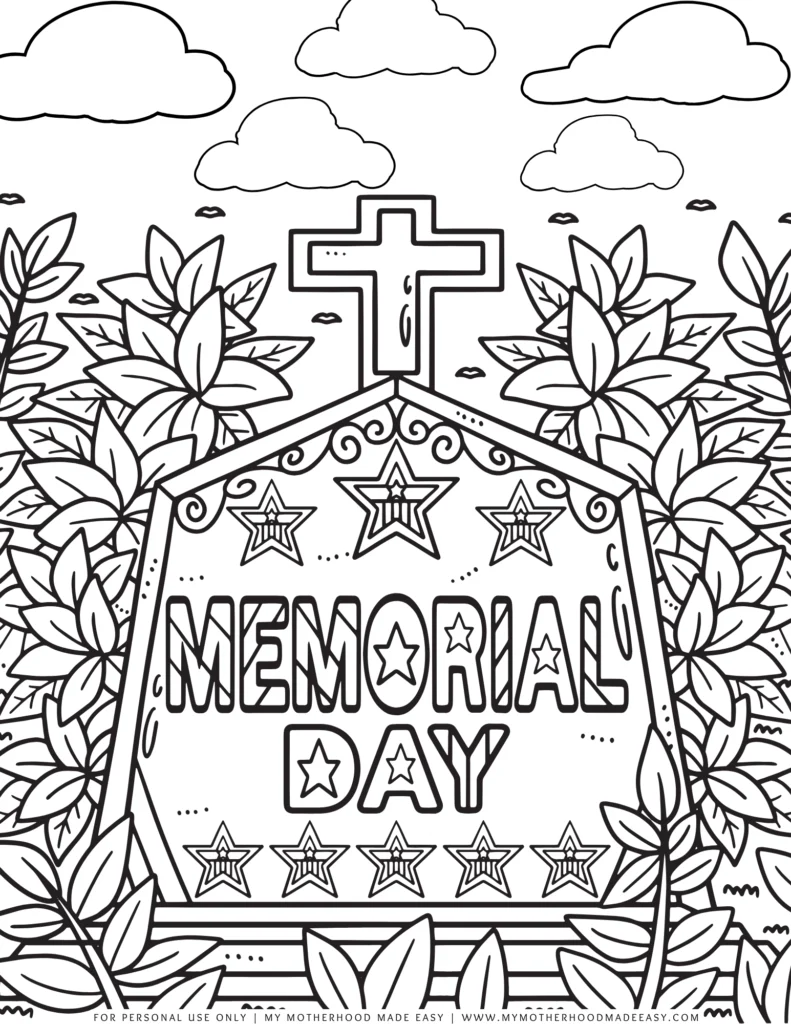 Memorial Day Coloring Pages