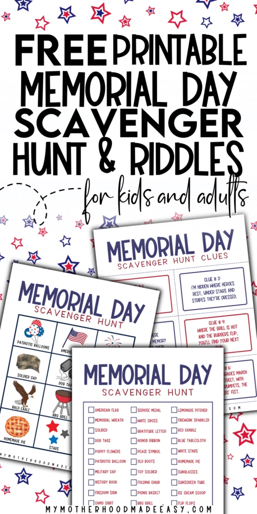 memorial day scavenger hunt