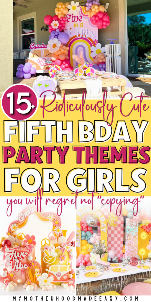 5 year old birthday party themes
