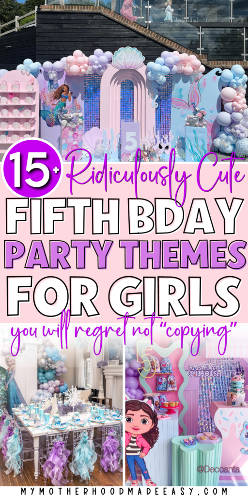 5th birthday party ideas girl