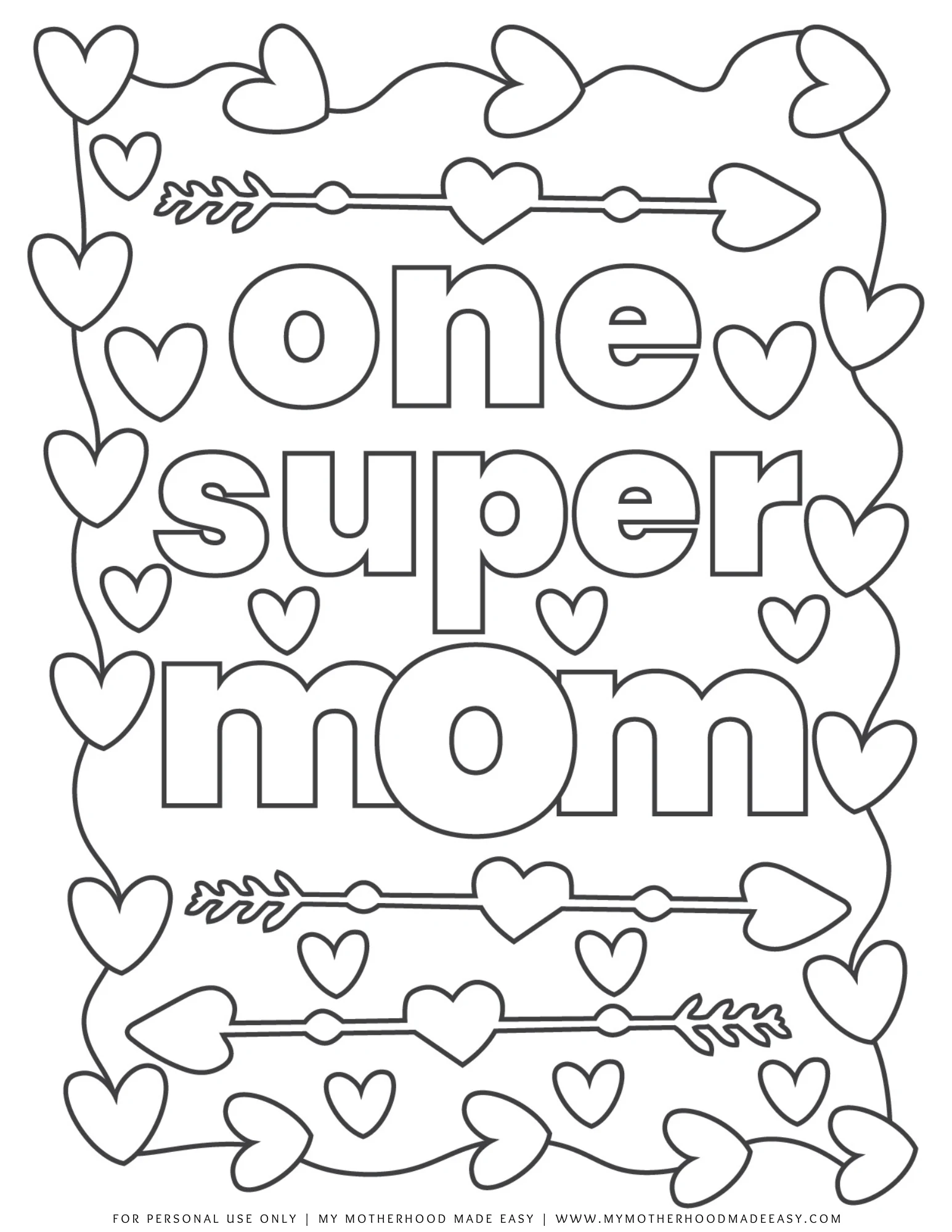 FREE Mother’s Day Coloring Pages PDF (2024) – My Motherhood Made Easy