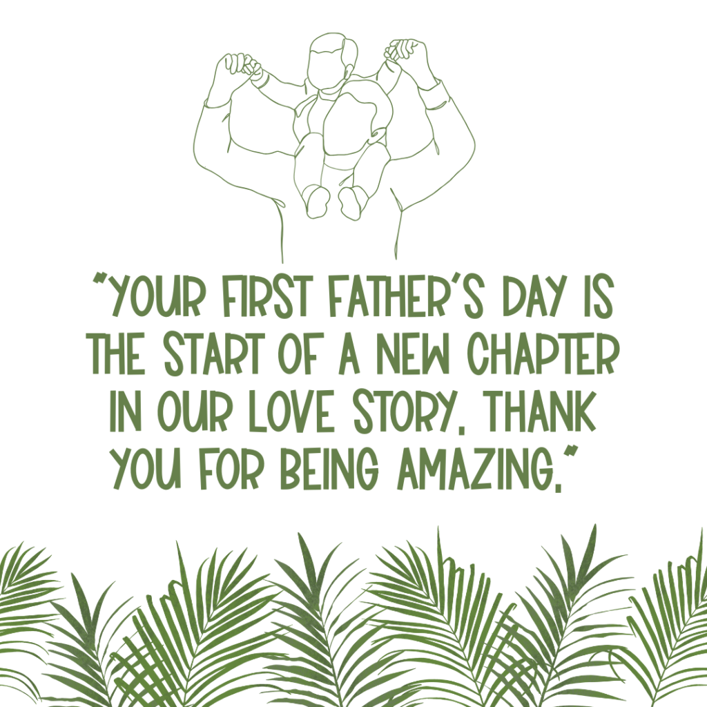 1st Father's Day Quotes from Wife