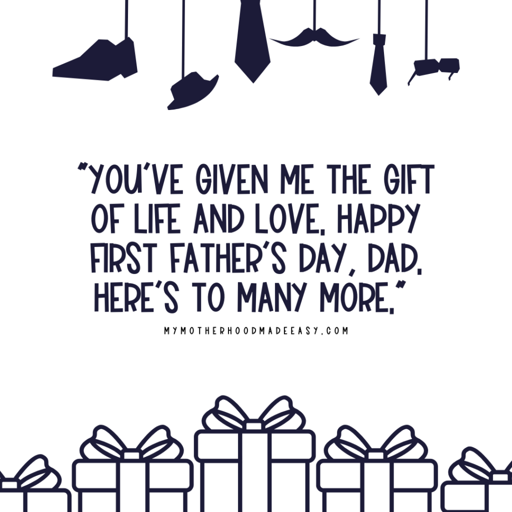 Cute First Father's Day Quotes from Daughter