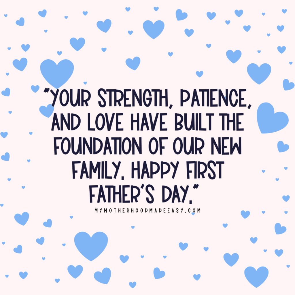 First Father's Day Quotes from Wife
