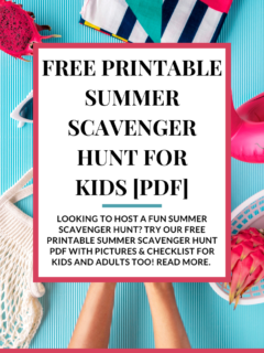 Summer scavenger hunt