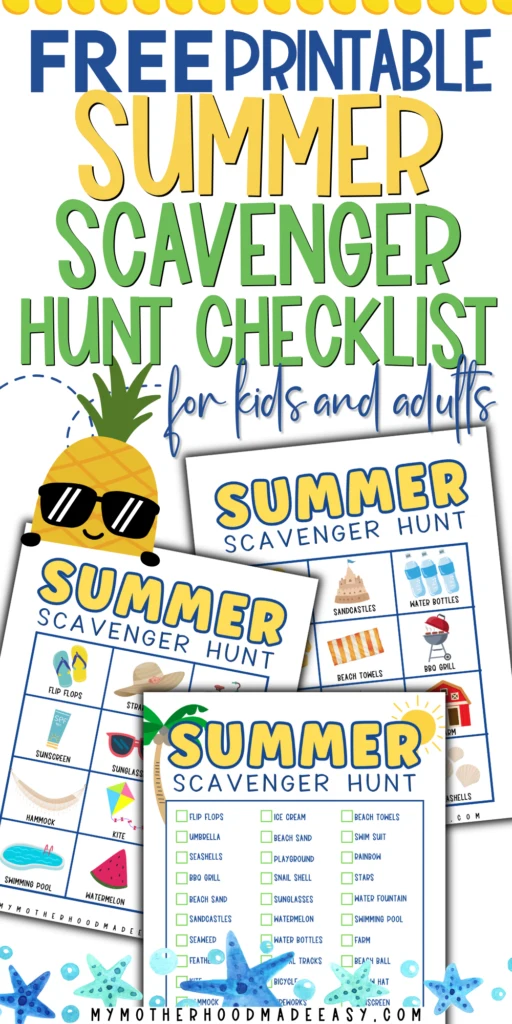 summertime scavenger hunt