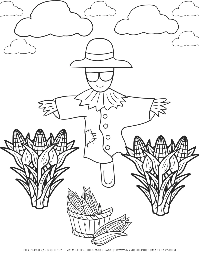 Free printable fall coloring pages