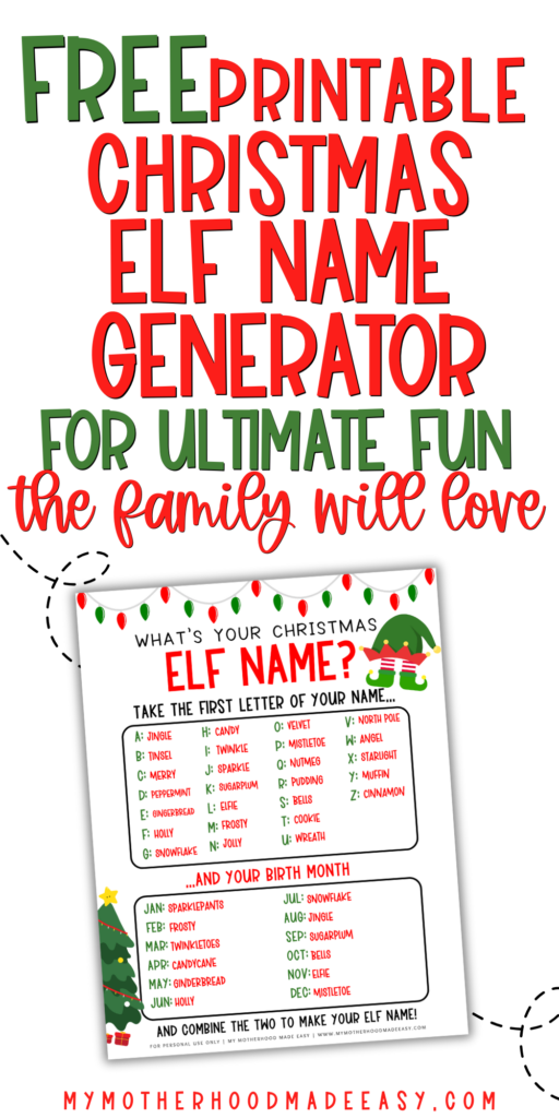 Christmas Elf Name Generator