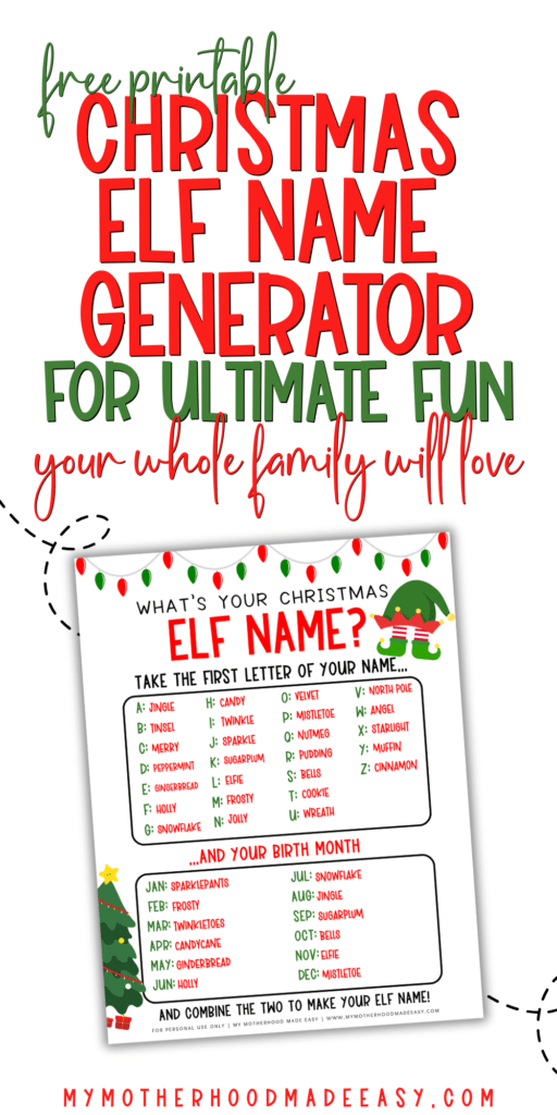 names for christmas elf