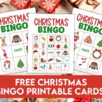 free christmas bingo printable cards