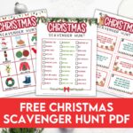 FREE Printable Christmas Scavenger Hunt + Clues for Kids