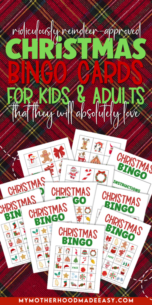 free christmas bingo printable