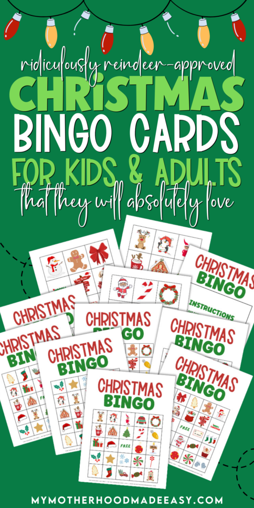 christmas bingo game printable