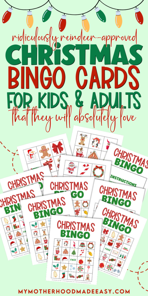 christmas game bingo